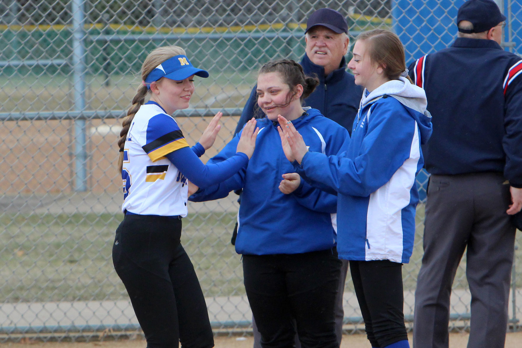 Fall Creek at McDonell softball 4-18-19
